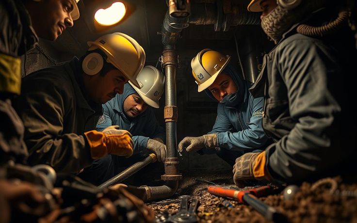 تسليك المجاري في المباني القديمة