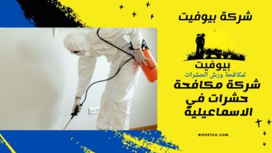 شركة مكافحة حشرات في الاسماعيلية