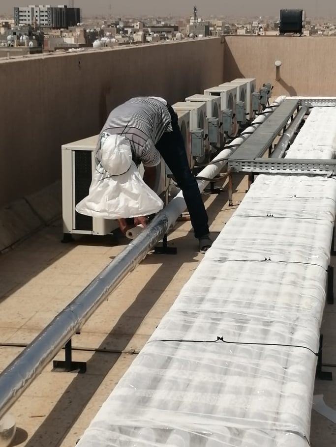 عزل مواسير المياه الساخنة وأثره على كفاءة الطاقة