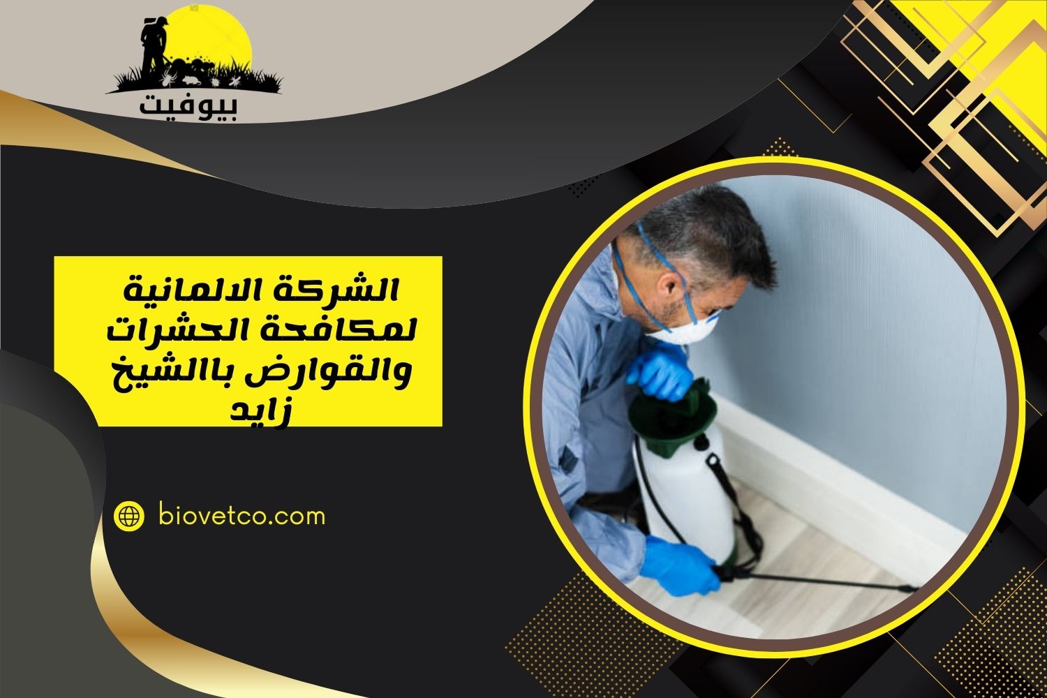 الشركة الالمانية لمكافحة الحشرات والقوارض بالشيخ زايد