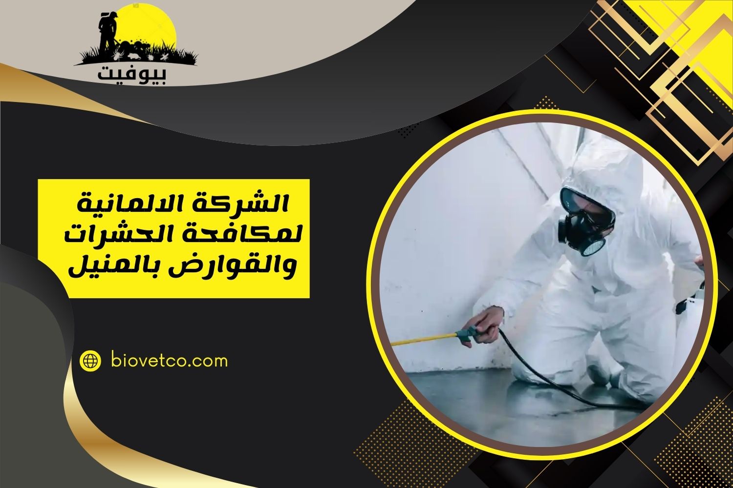الشركة الالمانية لمكافحة الحشرات والقوارض بالمنيل