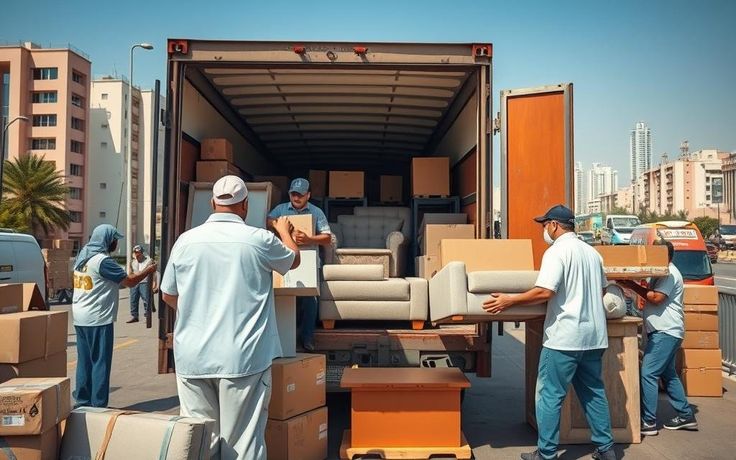 شركة نقل عفش من المدينة المنورة الى الامارات