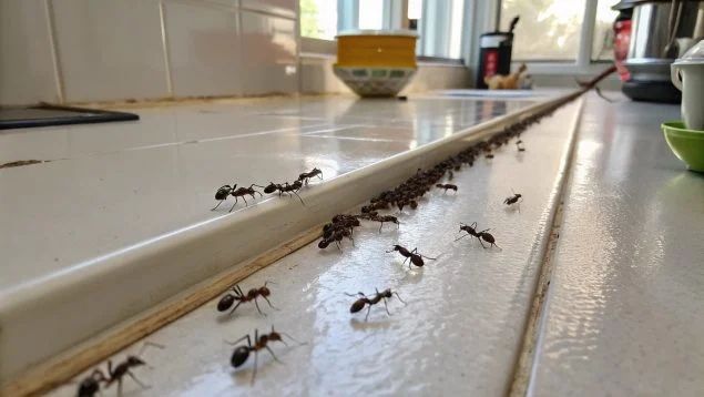 مكافحة النمل في البيت