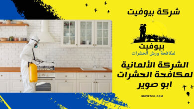 الشركة الألمانية لمكافحة الحشرات ابو صوير