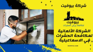 الشركة الألمانية لمكافحة الحشرات في الاسماعيلية