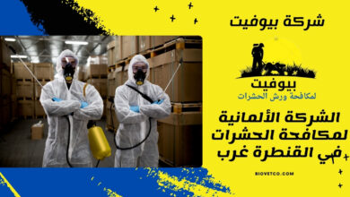 الشركة الألمانية لمكافحة الحشرات في القنطرة غرب