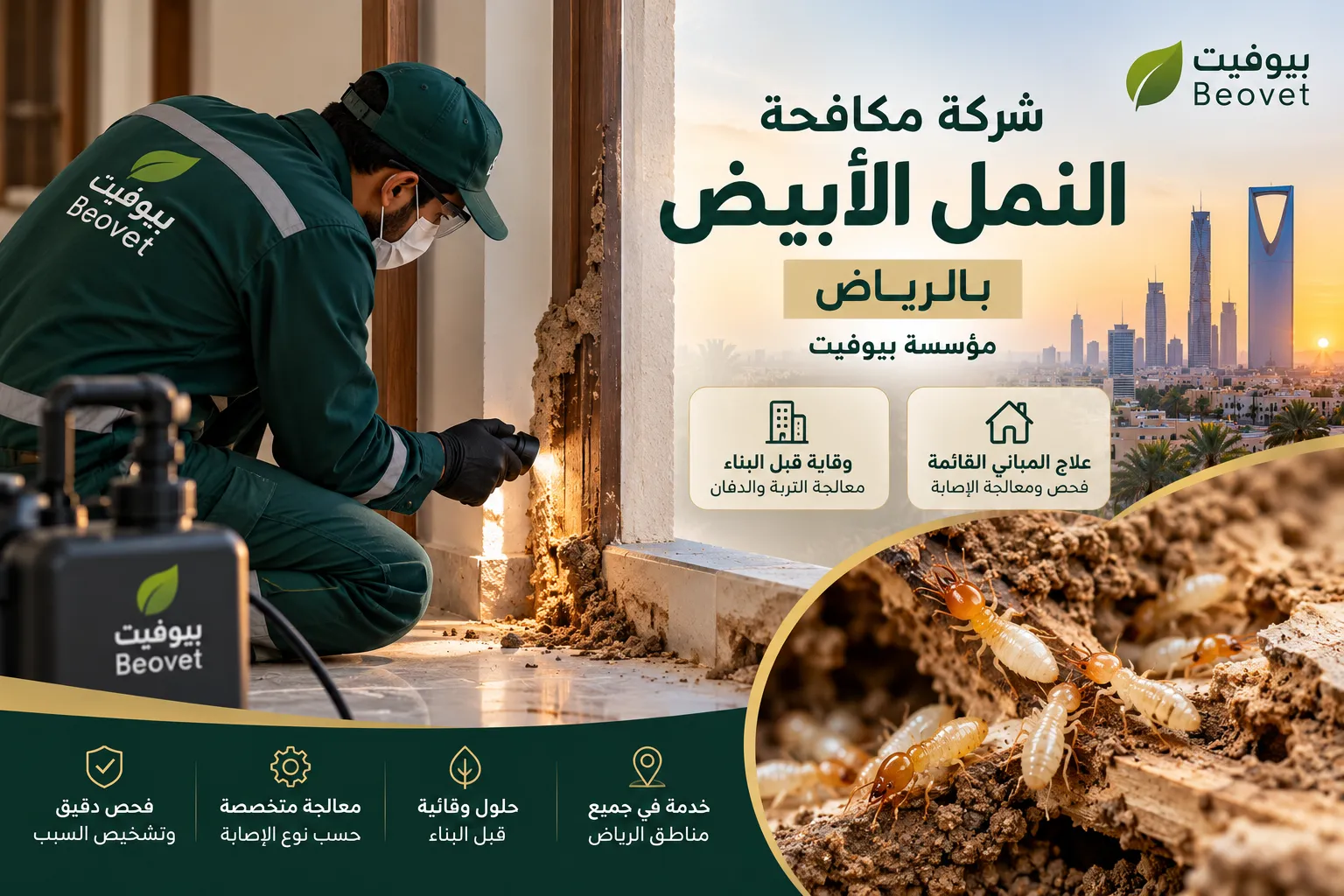 شركة مكافحة النمل الأبيض بالرياض للايجار