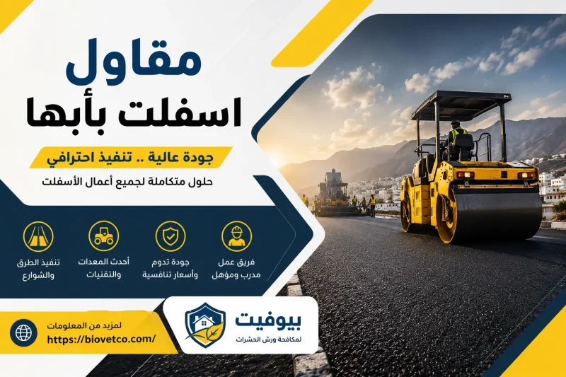 مقاول اسفلت بأبها