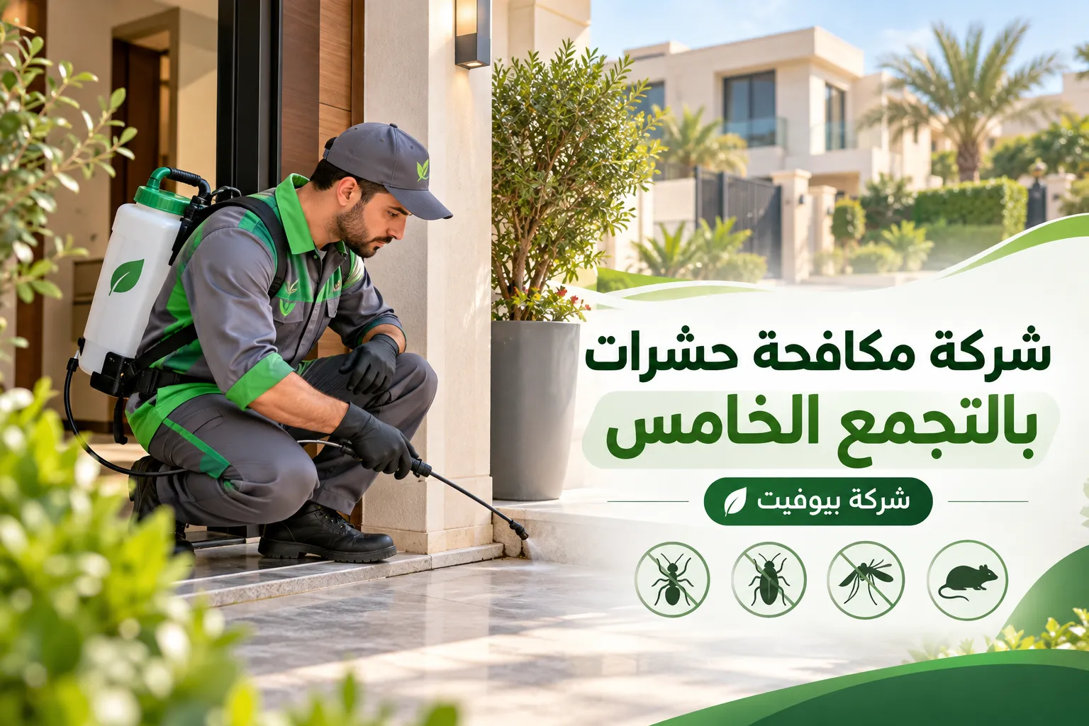 شركة مكافحة حشرات في التجمع الخامس 01033160250