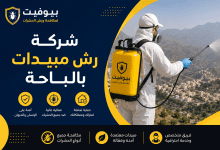 شركة رش مبيدات بالباحة