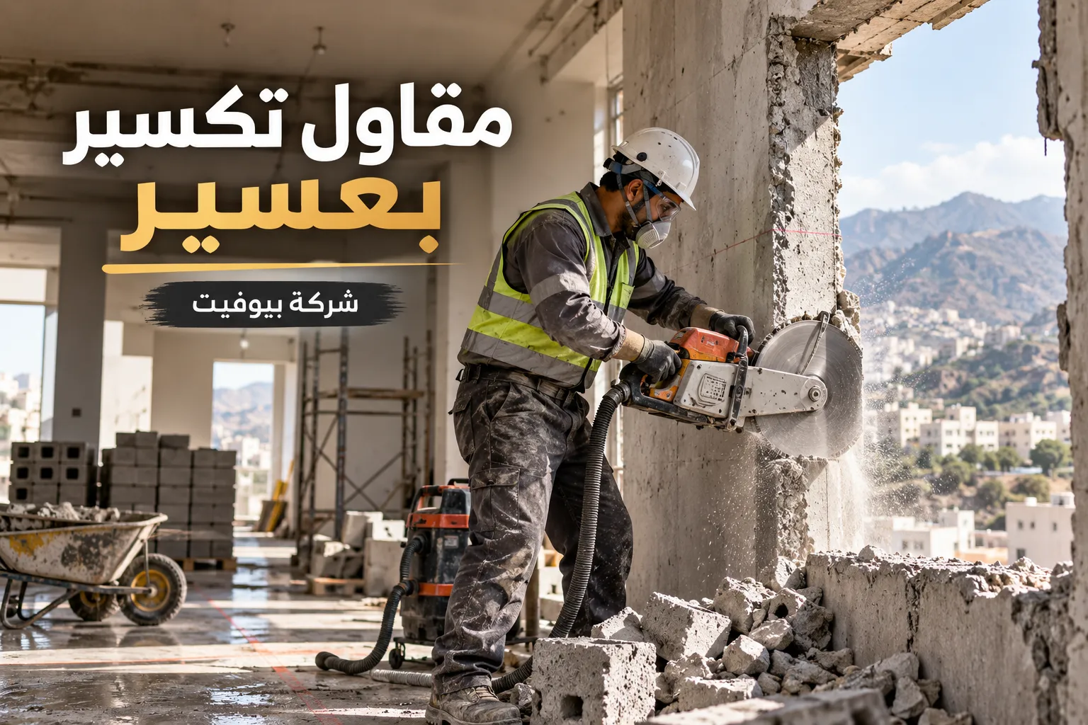 مقاول تكسير بعسير