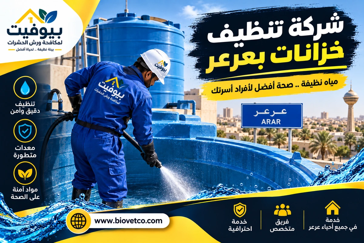شركة تنظيف خزانات بعرعر