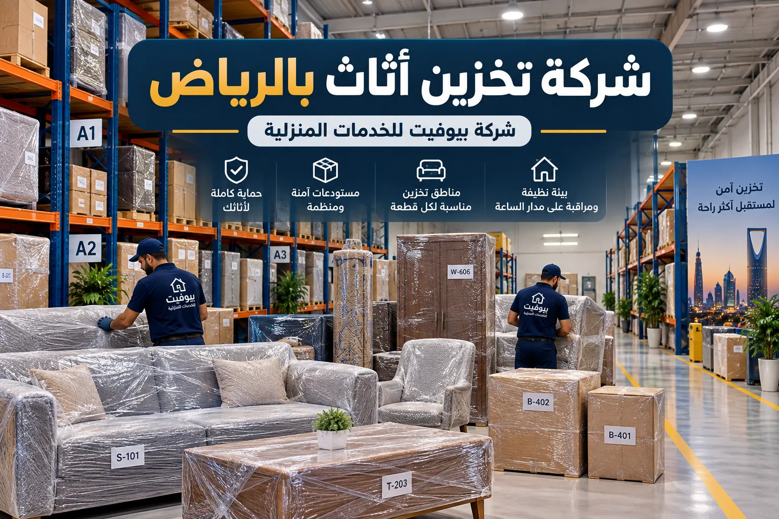 شركة تخزين أثاث بالرياض